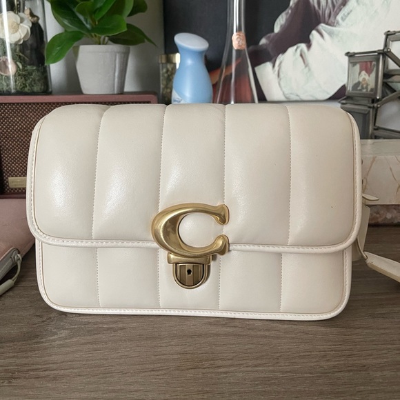 Coach Bags Coach Quilted Studio Bag White Poshmark